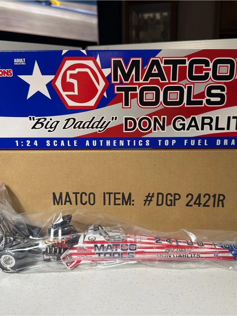 Big Daddy Don Garlits Top Fuel Dragster Red/White/Blue